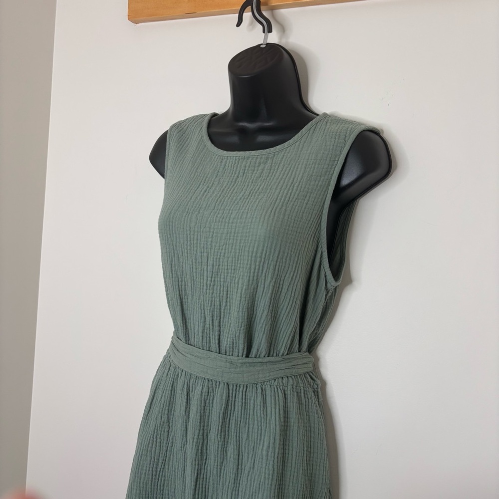 #271 GAP Ruffle Hem Gauze Dress - Picture 4 of 12